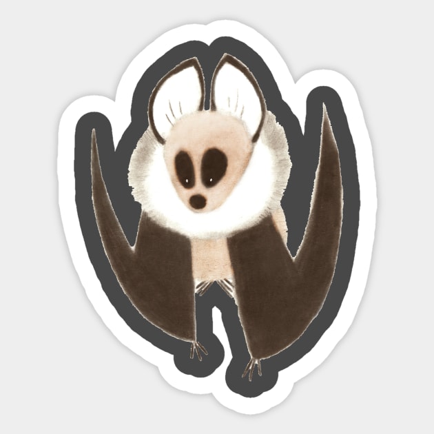 Bats! Sticker by sketchinthoughts